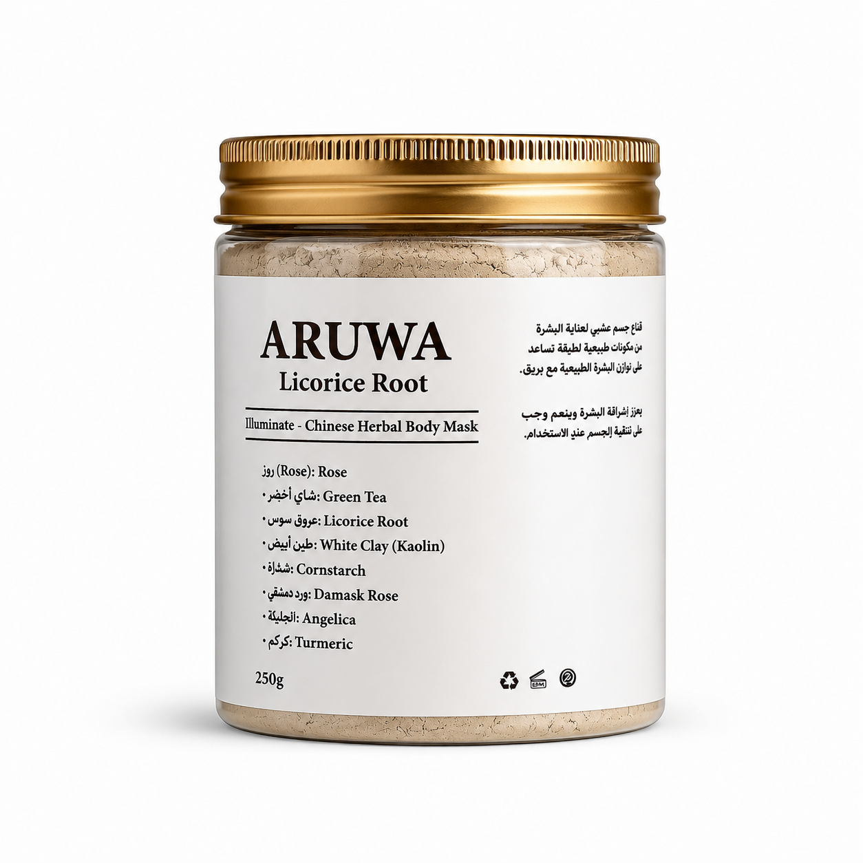 ARUWA Licorice Body Mask